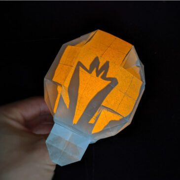 折紙による電球